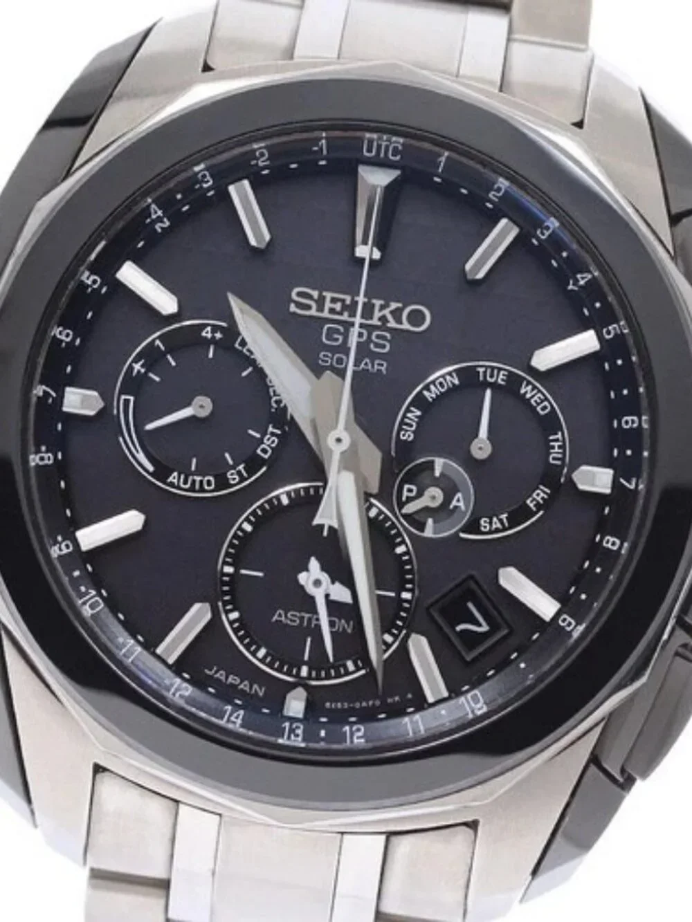 SEIKO Astron SBXC029/5X53-0AL0 Solar Powered Radio Men's Watch_957715
